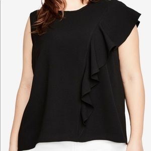 RACHEL Curvy by Rachel Roy trendy plus size top.